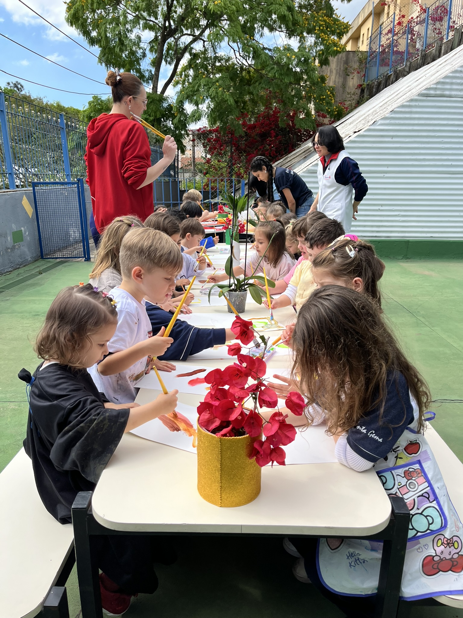 Educa��o Infantil - Pintura - Santa Gema Rede Passionista de Educa��o