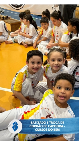 Batizado e troca de cord�o de capoeira - Cursos do BEM - S�o Paulo da Cruz Rede Passionista de Educa��o