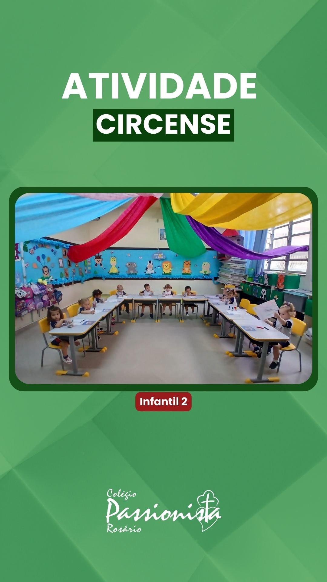 Atividades circenses - Infantil 2 - Ros�rio Rede Passionista de Educa��o