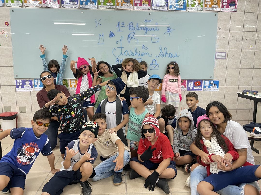 Arrasando no estilo com nossos alunos do 2� ano! - M�e da Santa Esperan�a Rede Passionista de Educa��o