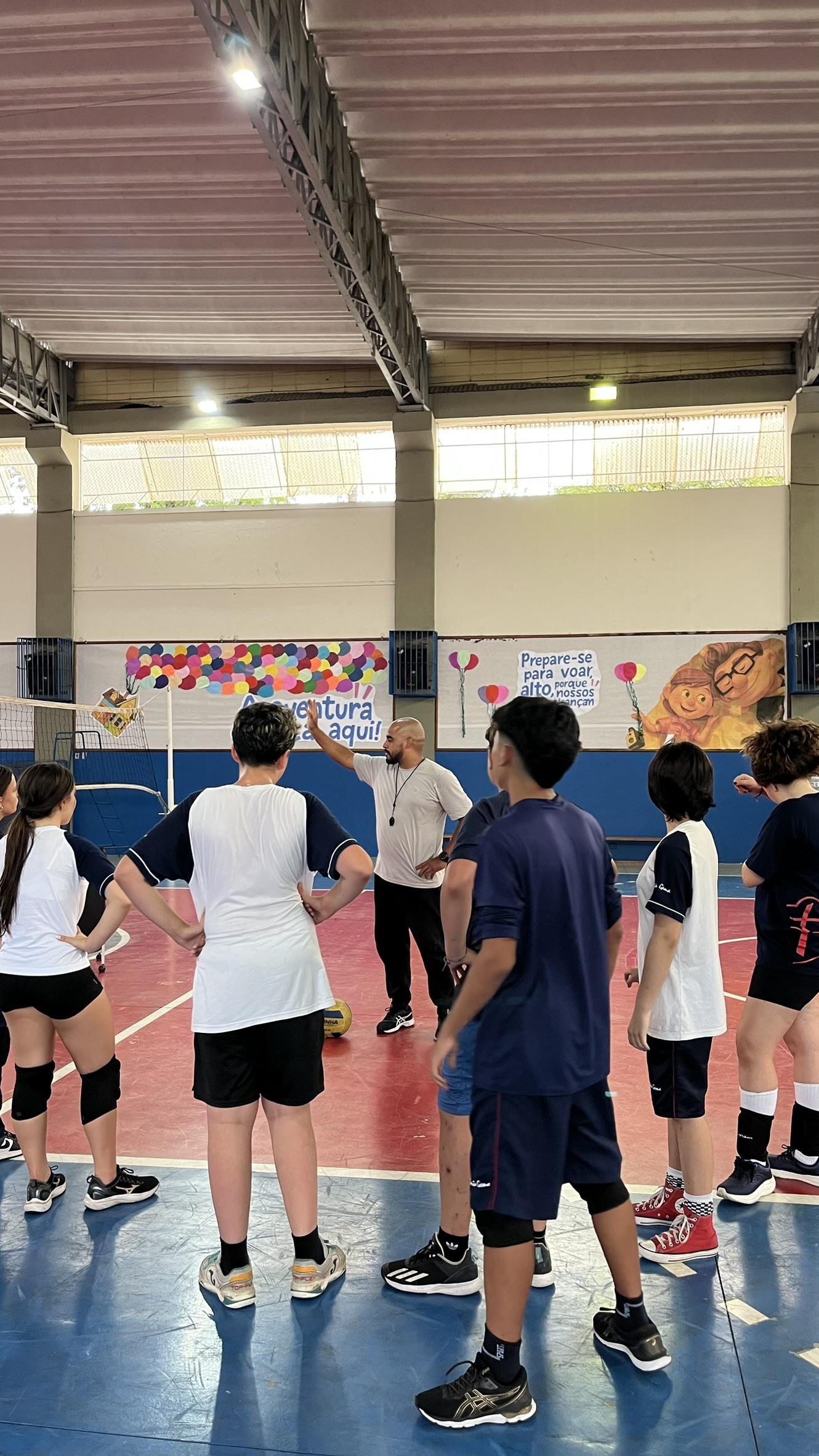 V�lei - Aula Experimental - Santa Gema Rede Passionista de Educa��o