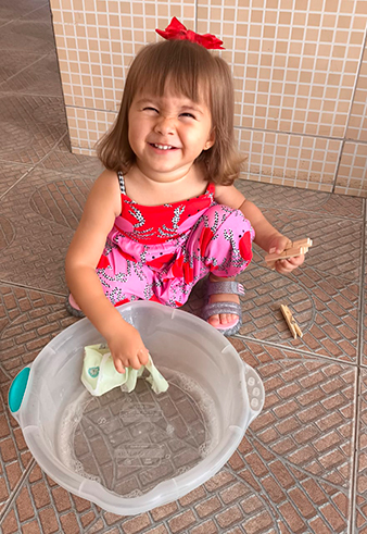 Lavagem de Roupa - Maternal I B - Jo�o XXIII Rede Passionista de Educa��o