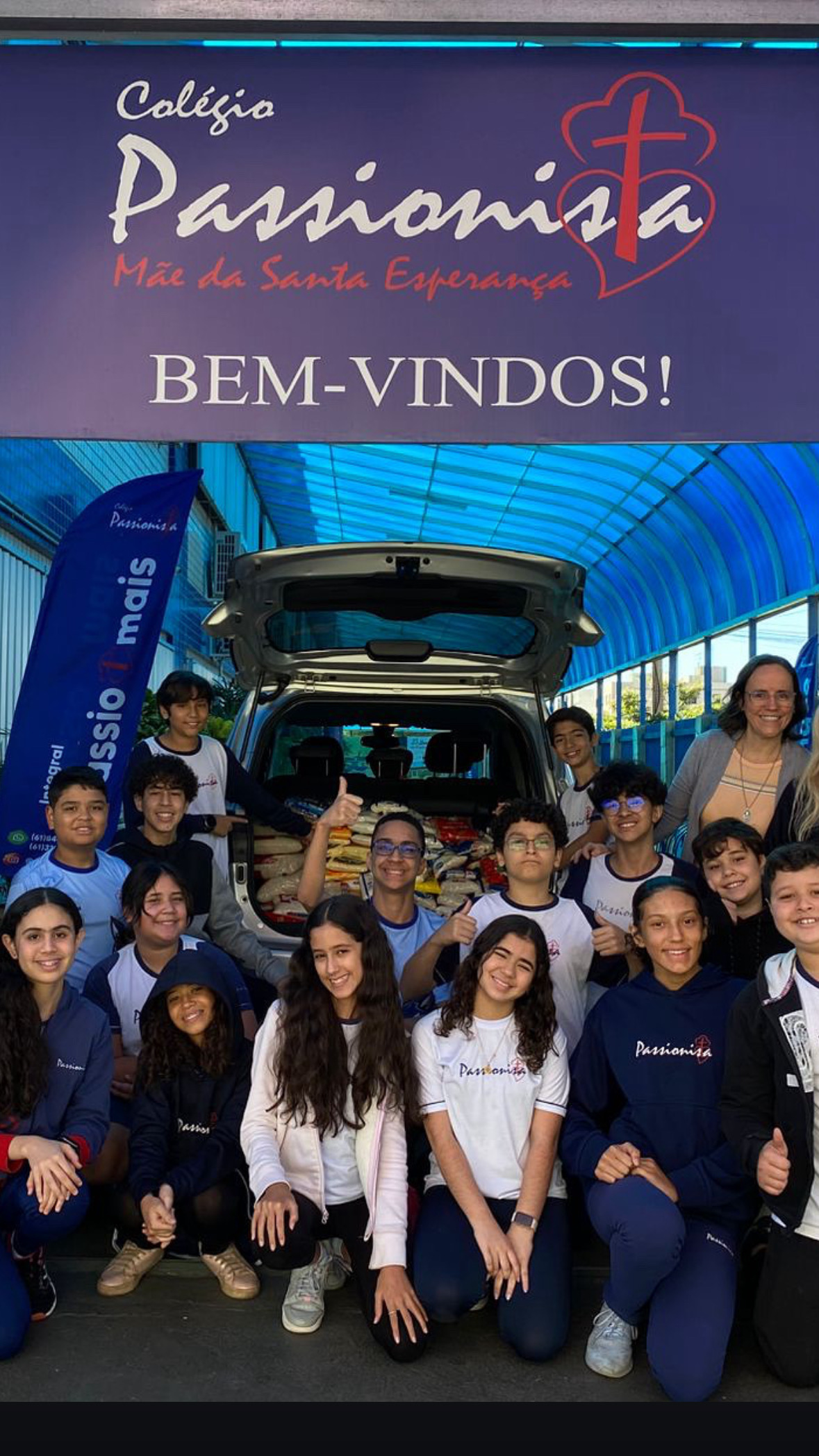 Campanha Solid�ria - M�e da Santa Esperan�a Rede Passionista de Educa��o