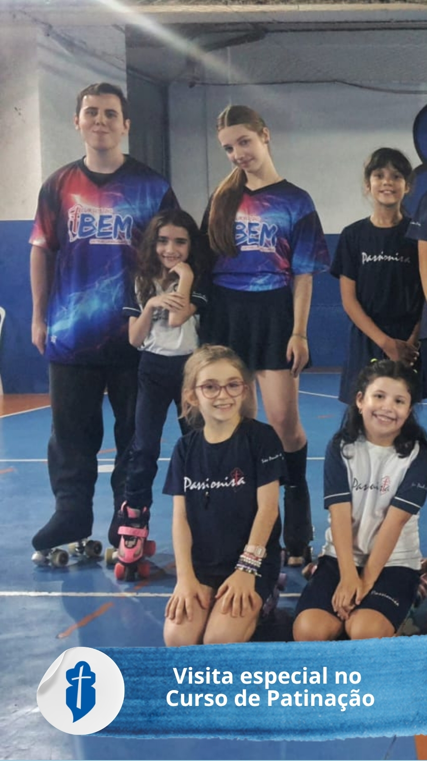 Visita especial no Curso de Patina��o - Cursos do BEM - S�o Paulo da Cruz Rede Passionista de Educa��o