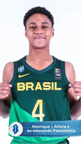 Henrique - Atleta e ex-educando Passionista - S�o Paulo da Cruz Rede Passionista de Educa��o