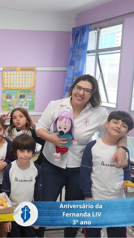 Parab�ns, Fernanda - 3� Ano - S�o Paulo da Cruz Rede Passionista de Educa��o