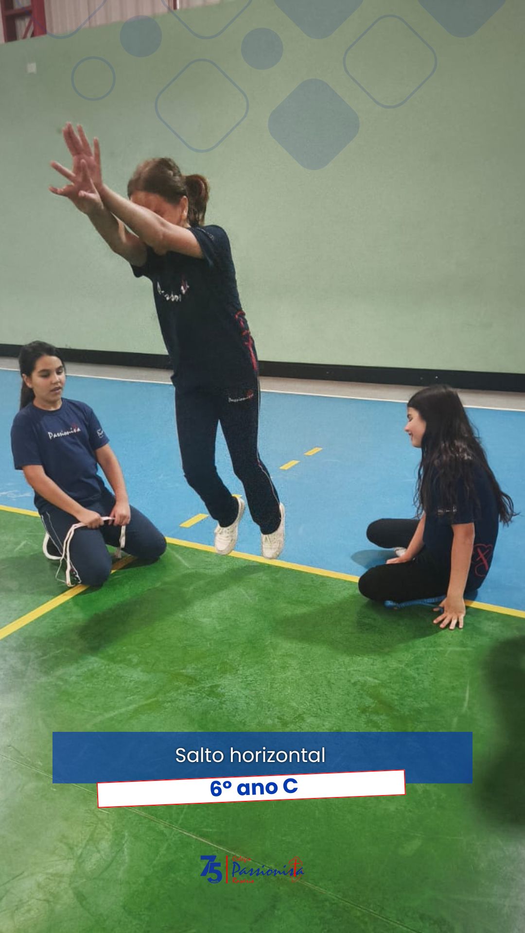 Salto horizontal - 6� ano C - Ros�rio Rede Passionista de Educa��o