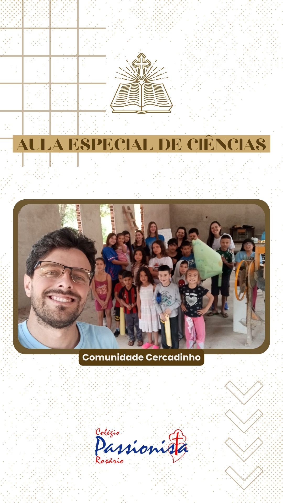 Aula Especial de Ci�ncias- Comunidade Cercadinho - Ros�rio Rede Passionista de Educa��o
