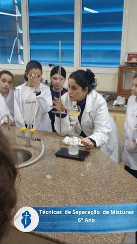 T�cnicas  de Separa��o de Misturas -�6��Ano - S�o Paulo da Cruz Rede Passionista de Educa��o