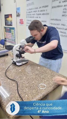 Descobrindo o invis�vel: ci�ncia que desperta a curiosidade - S�o Paulo da Cruz Rede Passionista de Educa��o