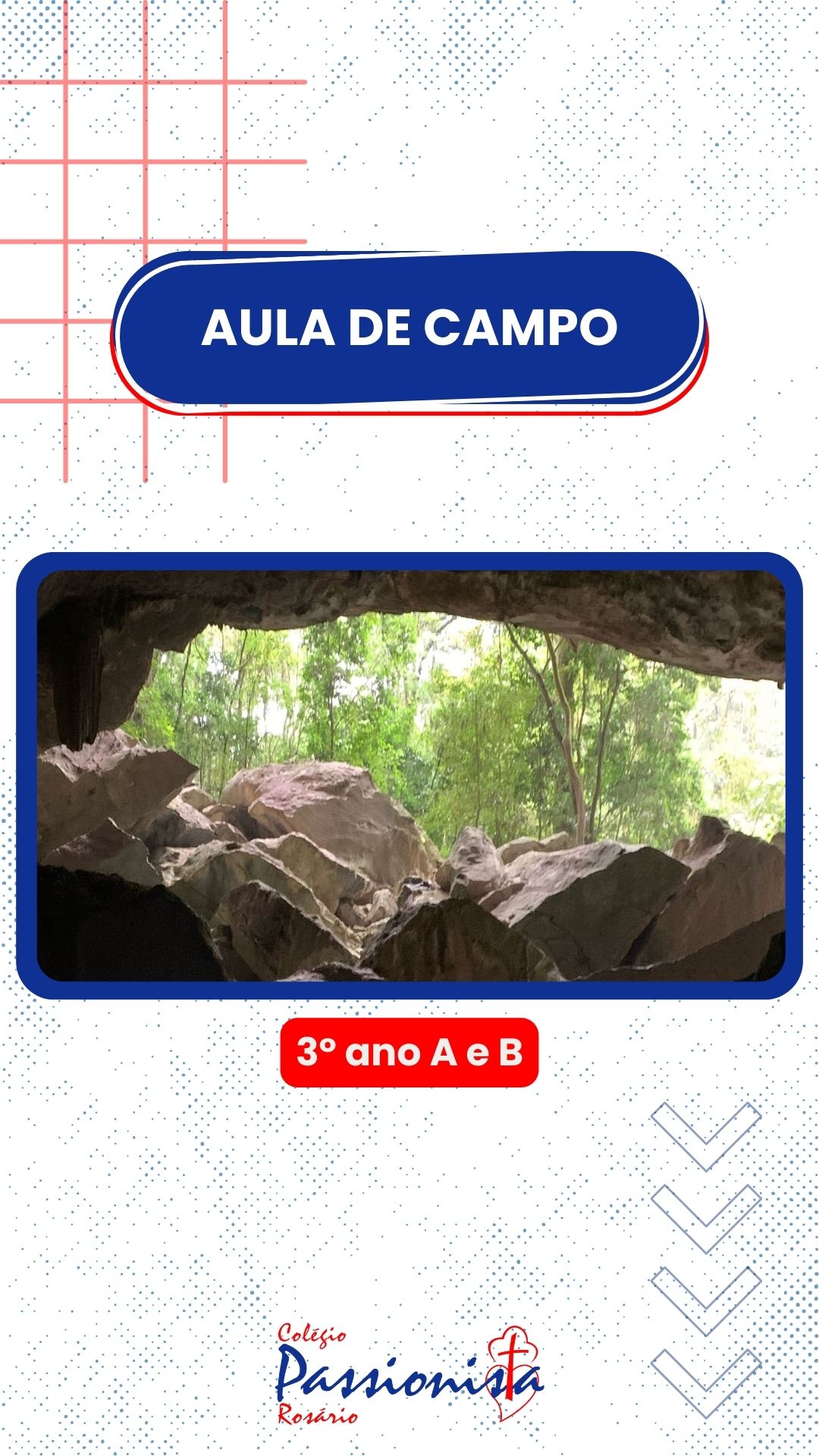 Aula de campo - 3� ano A e B - Ros�rio Rede Passionista de Educa��o