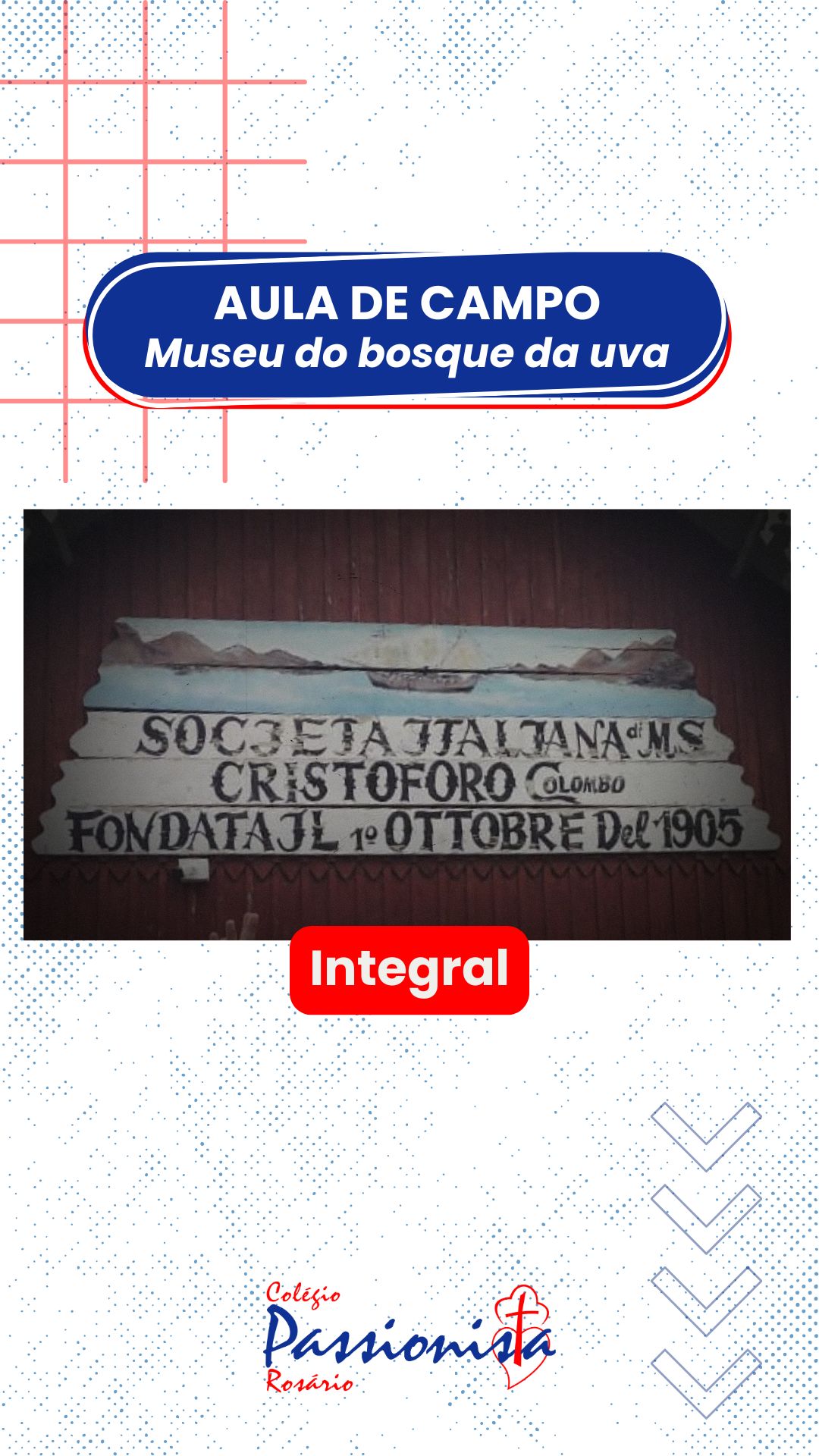 Visita ao Museu Crist�foro Colombo - Integral - Ros�rio Rede Passionista de Educa��o