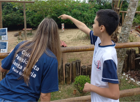 Visita ao Parque Tur�stico Ecol�gico de Mongagu� (3� ano EF) - Santa Maria Rede Passionista de Educa��o