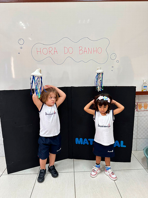 Os h�bitos da higiene pessoal - Maternal II - Jo�o XXIII Rede Passionista de Educa��o