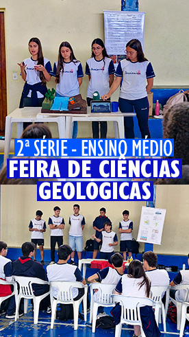 Feira de Ci�ncias Geol�gicas - 2� s�rie - Ensino M�dio - Santa Maria Rede Passionista de Educa��o