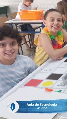 Aula de tecnologia - 4� Ano - S�o Paulo da Cruz Rede Passionista de Educa��o