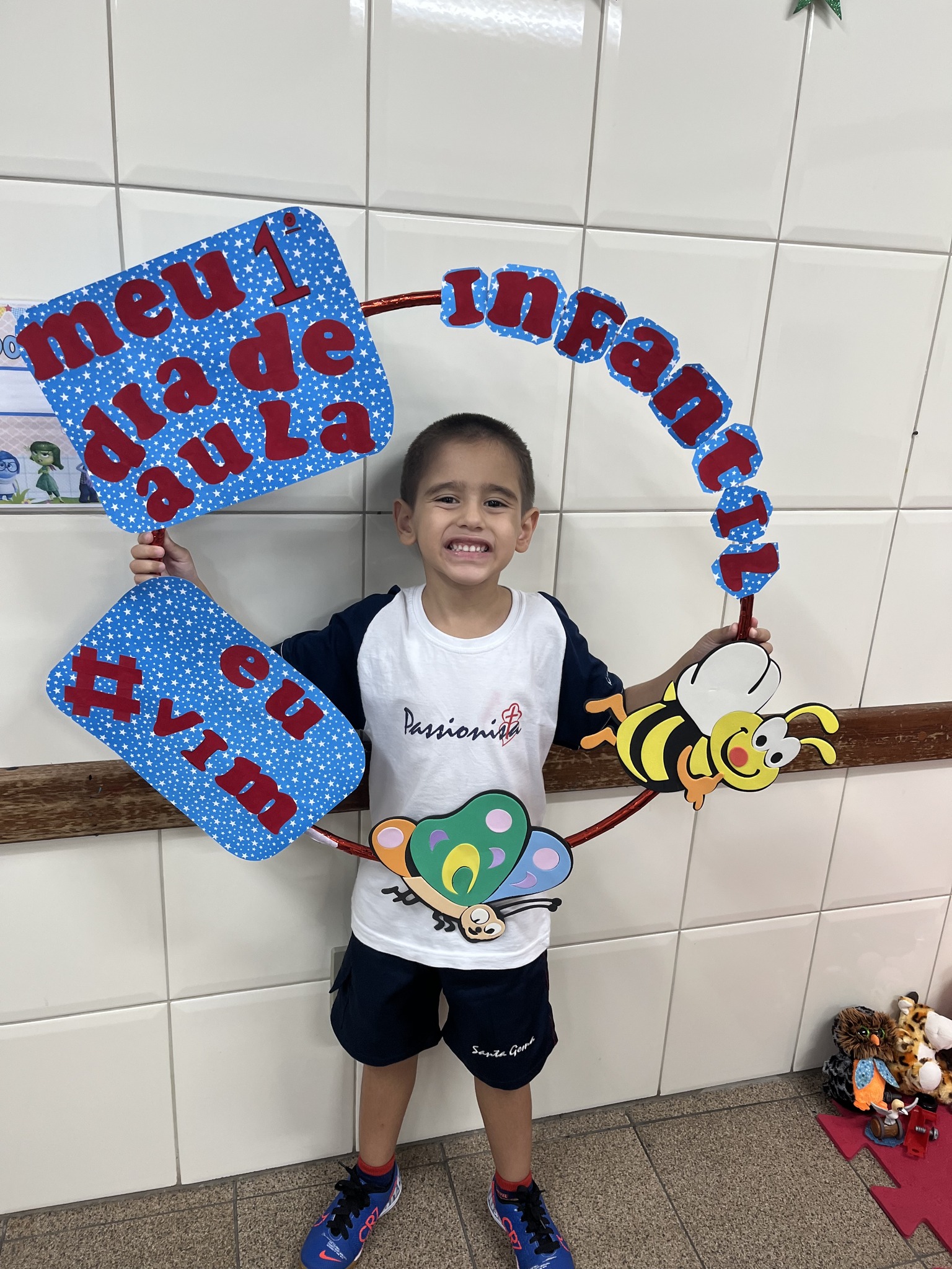 Meu 1� dia de aula - Santa Gema Rede Passionista de Educa��o