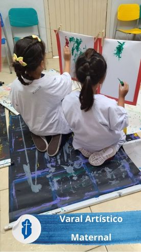 Varal Art�stico - Maternal - S�o Paulo da Cruz Rede Passionista de Educa��o