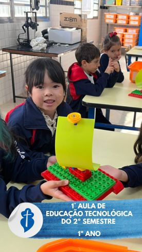 1� Aula de Educa��o Tecnol�gica do  2� Semestre -  1� Ano - S�o Paulo da Cruz Rede Passionista de Educa��o