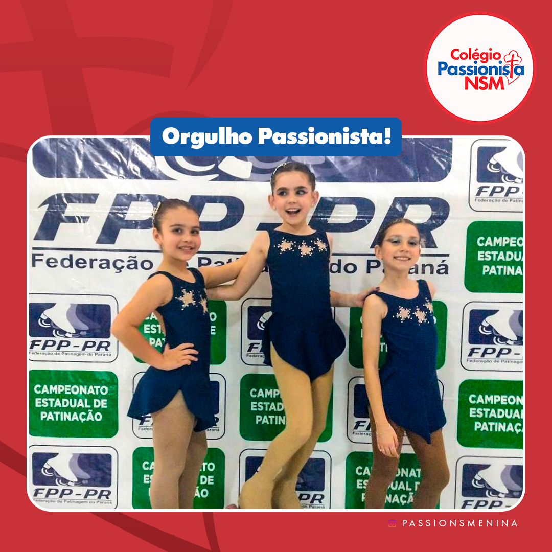 Nossas estrelas da patina��o - Nossa Senhora Menina Rede Passionista de Educa��o