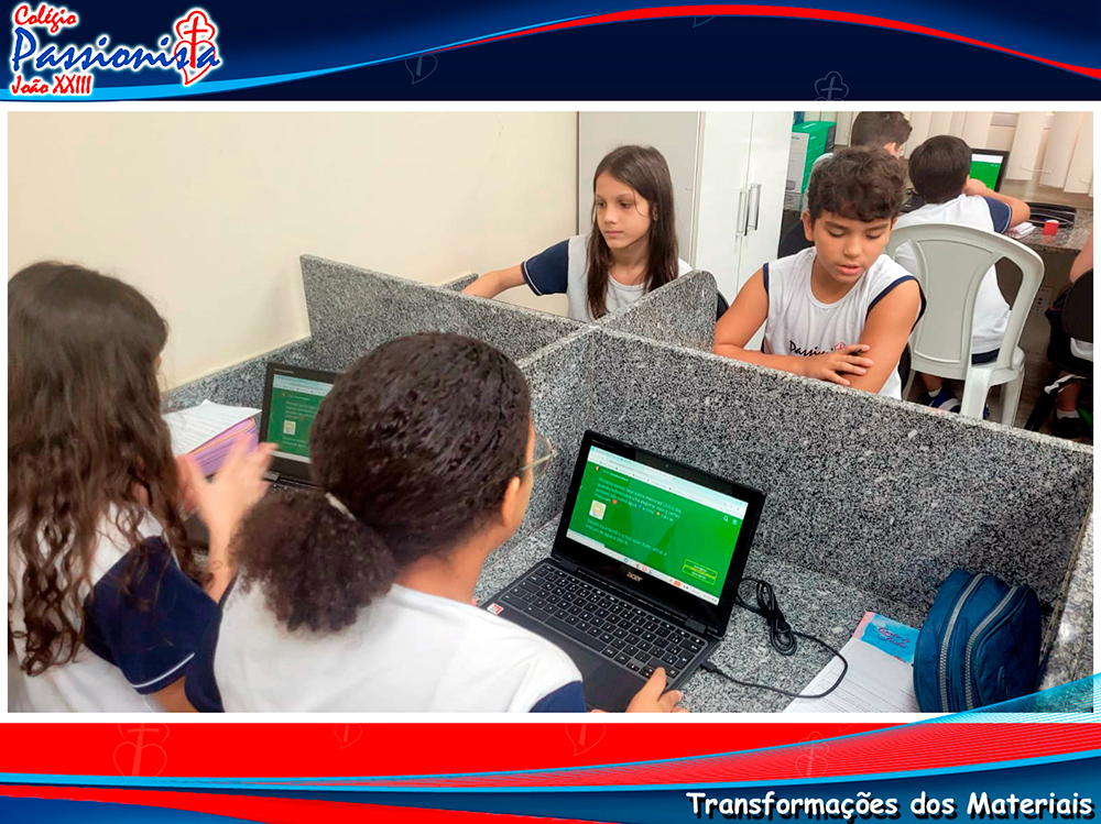 Transforma��es dos Materiais - Jo�o XXIII Rede Passionista de Educa��o