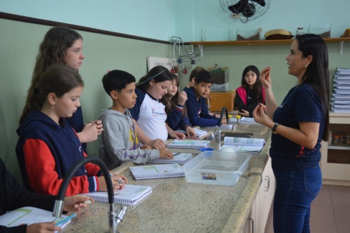 5� Ano A e B - Experi�ncia sobre flutuabilidade e densidade - S�o Jos� Rede Passionista de Educa��o