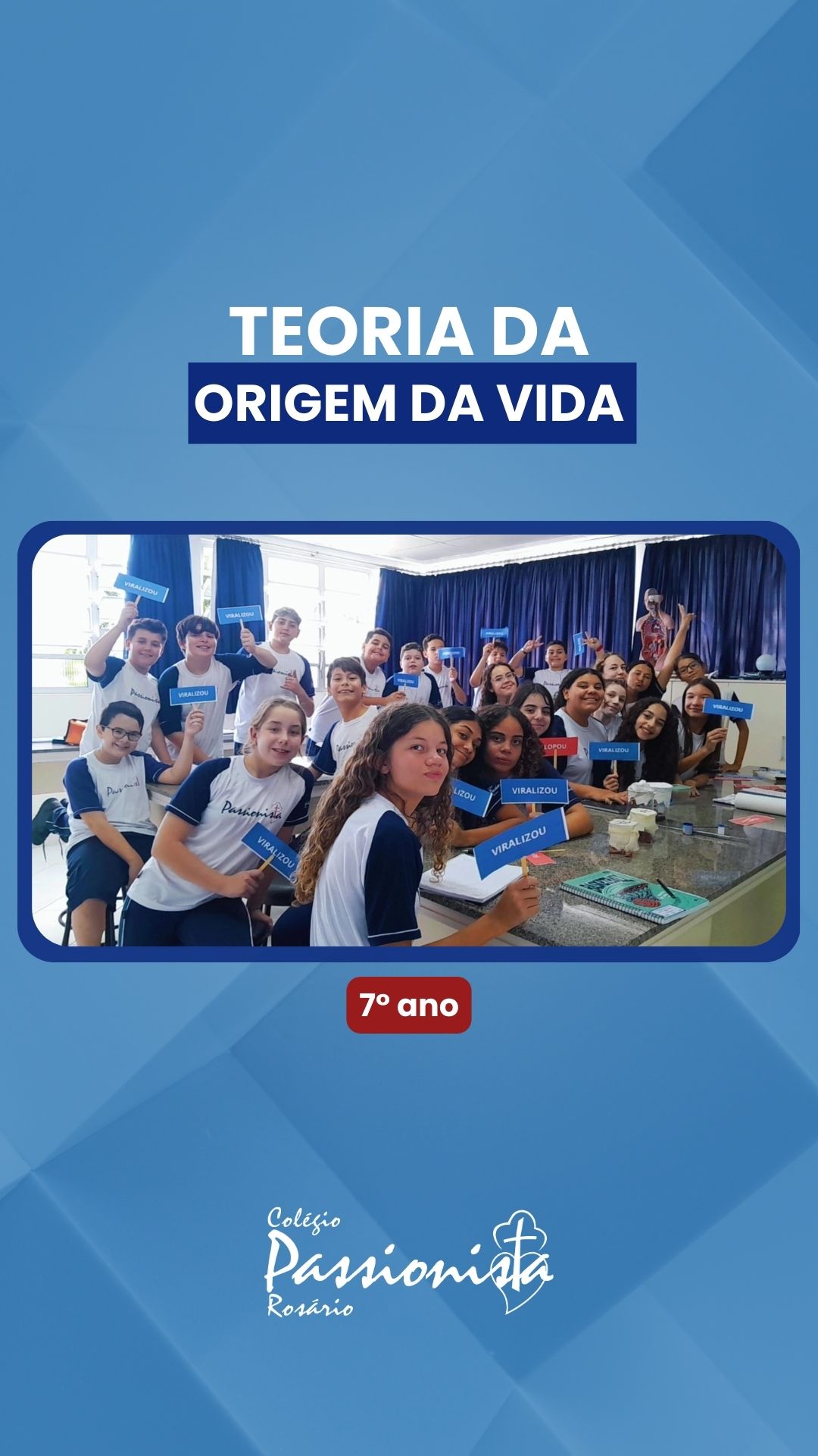 Teoria da Origem da Vida - 7� ano - Ros�rio Rede Passionista de Educa��o