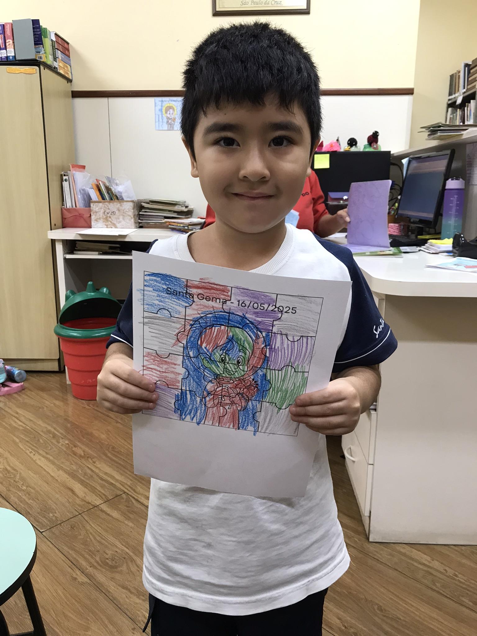 Atividade - Hist�ria de Santa Gema Galgani - Santa Gema Rede Passionista de Educa��o