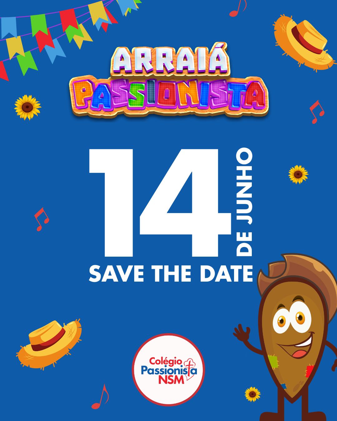 Save the Date - Festa do Sorvete! - Nossa Senhora Menina Rede Passionista de Educa��o