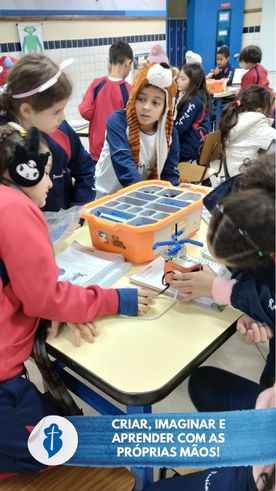 Criar, imaginar e aprender com as pr�prias m�os! - S�o Paulo da Cruz Rede Passionista de Educa��o