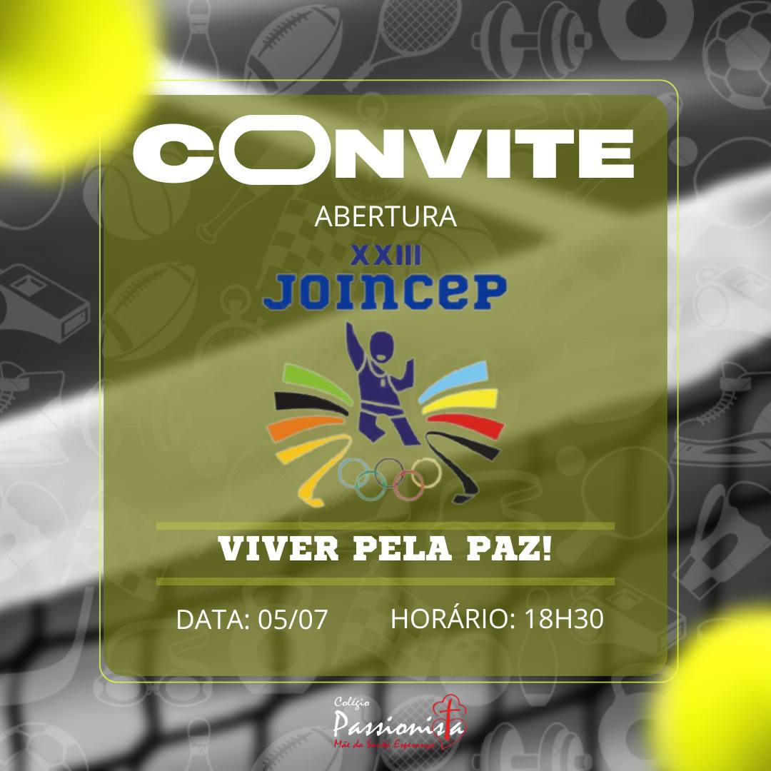 Abertura da JOINCEP - M�e da Santa Esperan�a Rede Passionista de Educa��o