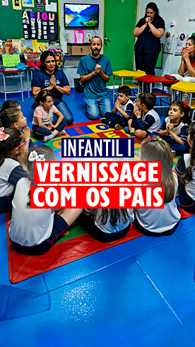 Vernissage com os pais - Infantil I - Santa Maria Rede Passionista de Educa��o