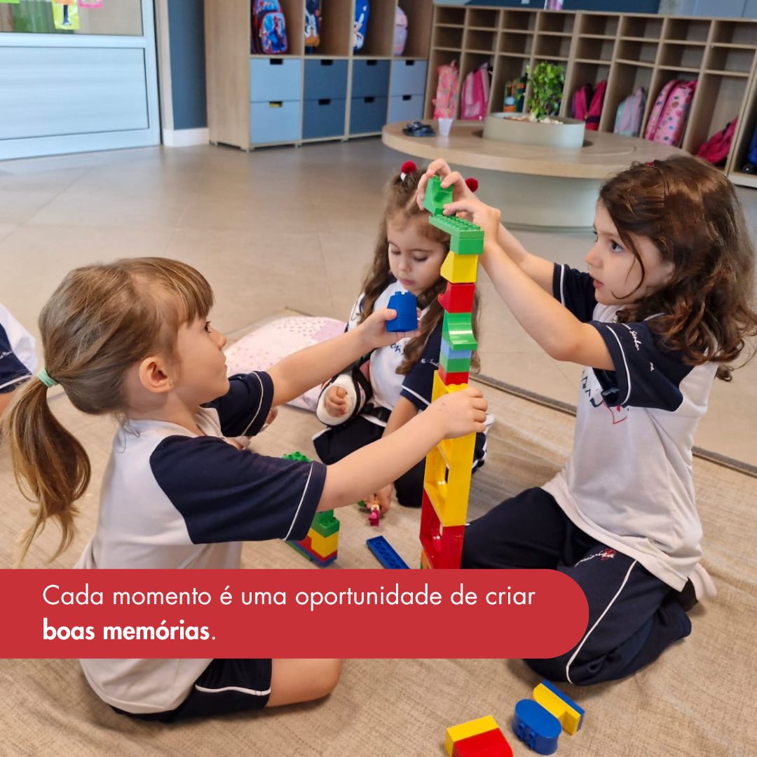 Cada momento � uma oportunidade de criar boas mem�rias! - Nossa Senhora Menina Rede Passionista de Educa��o