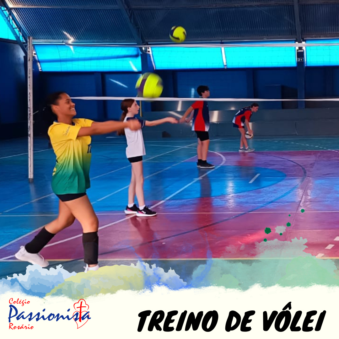 Treino de V�lei - Ros�rio Rede Passionista de Educa��o