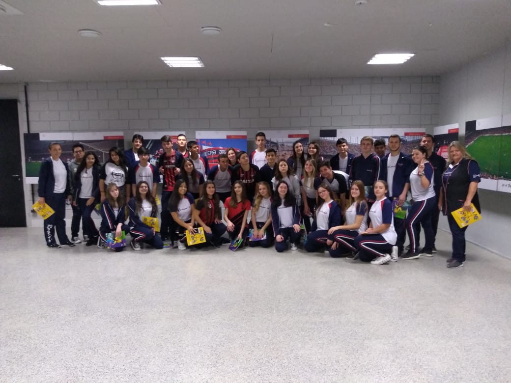 Visita t�cnica ao est�dio do Athl�tico! - Ros�rio Rede Passionista de Educa��o